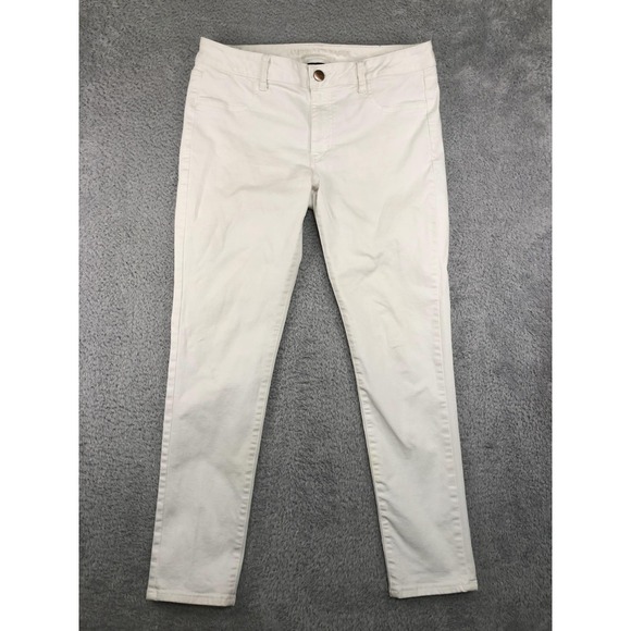 American Eagle Outfitters Denim - American Eagle Jeans Womens 12 (33x28) White Jegging Super Super Stretch *Flaw